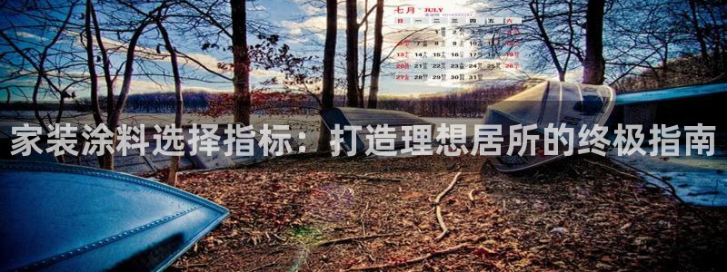 和记官方：家装涂料选择指标：打造理想居所的终极指南
