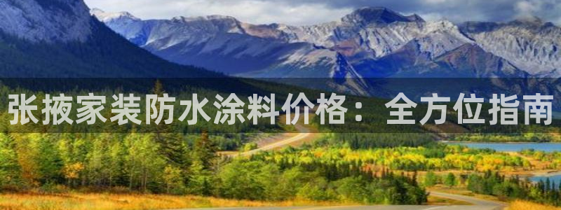 和记AG网站：张掖家装防水涂料价格：全方位指南