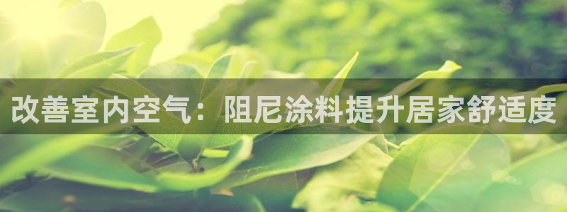 和记h88游戏：改善室内空气：阻尼涂料提升居家舒适度