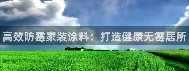 和记平台怎么样：高效防霉家装涂料：打造健康无霉居所