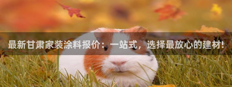 和记h88游戏：最新甘肃家装涂料报价：一站式，选择最放心的建