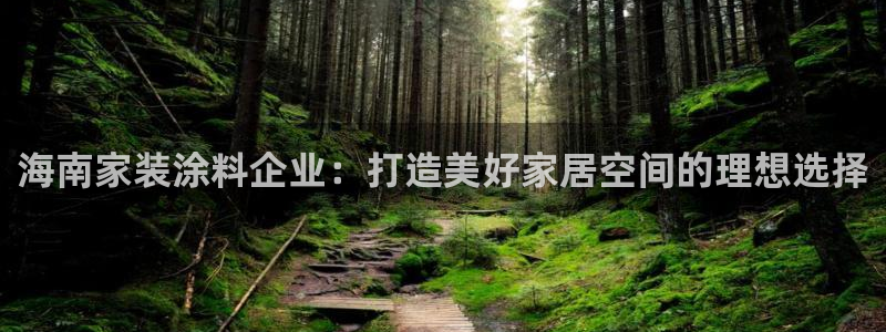 和记平台官方网：海南家装涂料企业：打造美好家居空间的理想选择