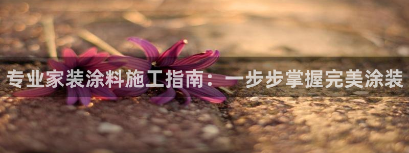 和记官网登陆：专业家装涂料施工指南：一步步掌握完美涂装