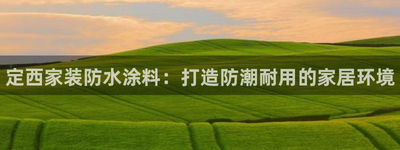 和记国际听：定西家装防水涂料：打造防潮耐用的家居环境
